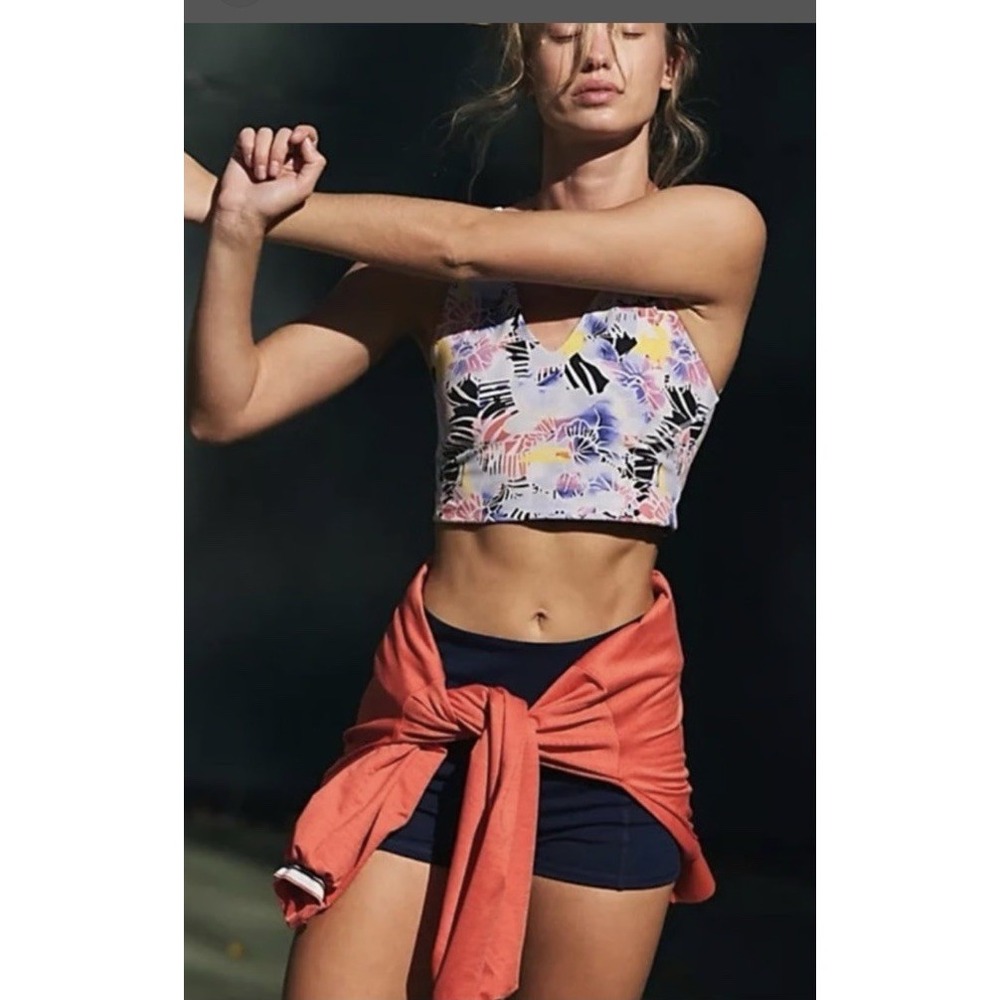 FP Movement Size Medium Never Better Printed‎ Crop Mystic Floral Combo